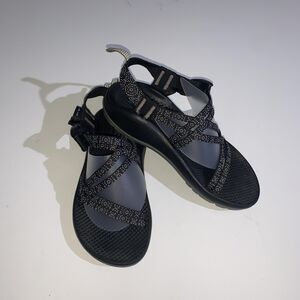 Chaco Sandals Kids Size 4 EU 35 Black EcoTread Strappy Buckle Water Hiking Trail